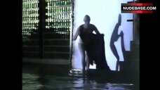 89. Brigitte Nielsen Flashes Boobs and Butt – Domino