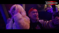 56. Simona Shyne Cleavage in Bra – Slasher Party