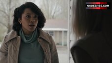 12. Mamie Gummer Pokies Through Top – True Detective