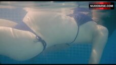 78. Pregnant Clotilde Hesme in Bikini – Diane Has The Right Shape