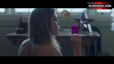 12. Sophie Nelisse Side Boob – Close