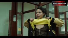 1. Zita Hanrot in See-Through Bodysuit – Paul Sanchez Est Revenu !