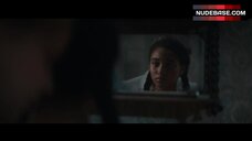 89. Amandla Stenberg Side Boob – Where Hands Touch