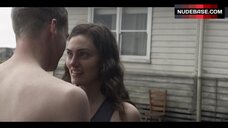 56. Pregnant Phoebe Tonkin in Underwear – Bloom