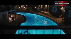 1. Riley Keough Nude in Swimming Pool – Under The Silver Lake