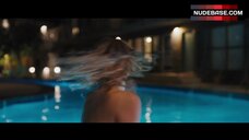 100. Riley Keough Nude in Swimming Pool – Under The Silver Lake