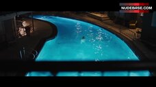 12. Riley Keough Nude in Swimming Pool – Under The Silver Lake