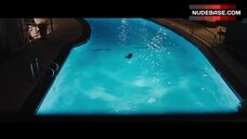 23. Riley Keough Nude in Swimming Pool – Under The Silver Lake