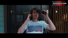 34. Wendy Vanden Heuvel Topless on Balcony – Under The Silver Lake