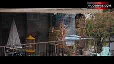 56. Wendy Vanden Heuvel Topless on Balcony – Under The Silver Lake