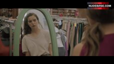 34. Dylan Gelula Pokies Through White T-shirt – First Girl I Loved