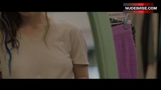 67. Dylan Gelula Pokies Through White T-shirt – First Girl I Loved