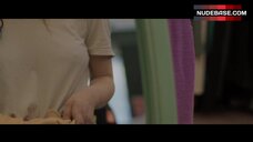 78. Dylan Gelula Pokies Through White T-shirt – First Girl I Loved