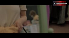 89. Dylan Gelula Pokies Through White T-shirt – First Girl I Loved