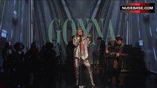 45. Miley Cyrus Jacket on Naked Body – Saturday Night Live