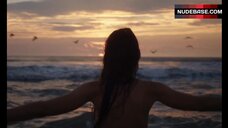 Laia Costa Nude on Beach – Maine