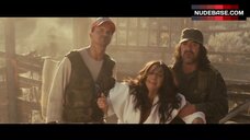 1. Alex Madison Cleavage in Bra – The A-Team