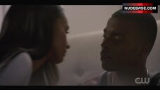 1. Greta Onieogou in Sexy Lace Lingerie – All American