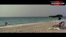 12. Padma Lakshmi in Zebra Bikini – Boom