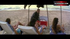 23. Padma Lakshmi in Zebra Bikini – Boom