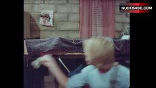 23. Linnea Quigley Flashes Boobs – Summer Camp