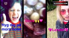 1. Rosemarie Mosbaek Flashes Breasts – Doggystyle