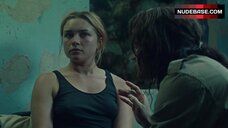 100. Florence Pugh Pokies Through Top – The Little Drummer Girl