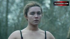 67. Florence Pugh in Bra and Panties – The Little Drummer Girl