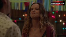 1. Hot Juliette Lewis Does Splits – Camping