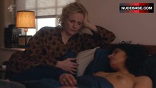1. Desiree Akhavan Exposed Boobs – The Bisexual