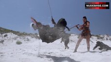 78. Pearl Thusi Upskirt – The Scorpion King: Book Of Souls