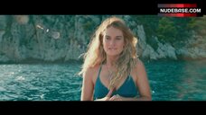 67. Lily James in Blue Bikini – Mamma Mia! Here We Go Again