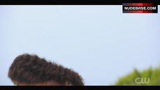 56. Sexy Greta Onieogou in White Bikini – All American