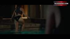 Amber Midthunder Gets Out of Pool – 14 Cameras