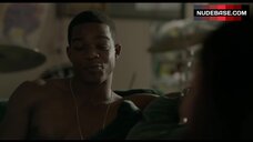 111. Sarah Jeffery Lingerie Scene – Across The Line