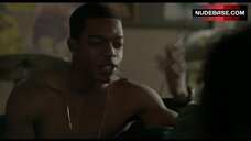 122. Sarah Jeffery Lingerie Scene – Across The Line