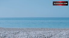 1. Florence Pugh in Bikini on Beach – The Little Drummer Girl