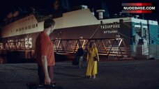 1. Florence Pugh Nipples Through Dress – The Little Drummer Girl