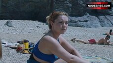 56. Florence Pugh Bikini Scene – The Little Drummer Girl