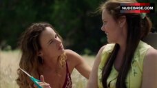 122. Juliette Lewis in Sexy Bikini – Camping