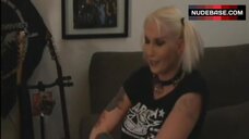 34. Jacqueline Smith Flashes Breasts – Vampegeddon