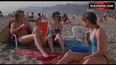 1. Elizabeth Daily in Zebra Bikini – Valley Girl