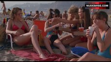 56. Elizabeth Daily in Zebra Bikini – Valley Girl