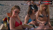 Elizabeth Daily in Zebra Bikini – Valley Girl