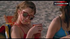 89. Elizabeth Daily in Zebra Bikini – Valley Girl