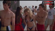 10. Elizabeth Daily in Bikini on Beach – Valley Girl