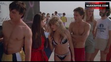 12. Elizabeth Daily in Bikini on Beach – Valley Girl
