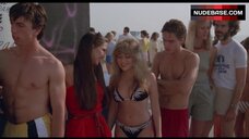 15. Elizabeth Daily in Bikini on Beach – Valley Girl