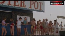 2. Elizabeth Daily in Bikini on Beach – Valley Girl