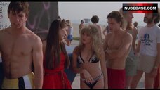Elizabeth Daily in Bikini on Beach – Valley Girl